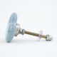 Grey Heart Crackle Ceramic Wardrobe Knob