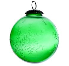 Green Leaf Cut Christmas Hanging