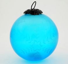 Turquoise Round Leaf Christmas Hanging Online