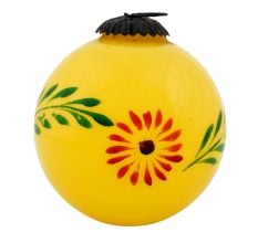 Yellow Round Flower Christmas Hanging