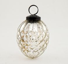 Silver Small Cut Christmas Hanging