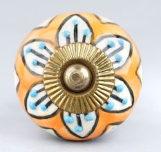 Mustard Flower Dresser Knob
