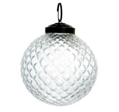 Clear Decorative Globe Glass Hanging Ornament