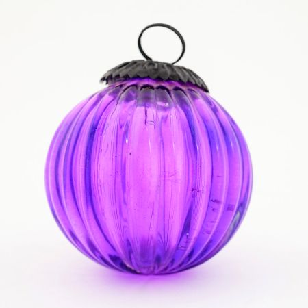 Purple Solid Melon Christmas Hanging