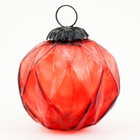 Red Solid Box Cut Christmas Hanging