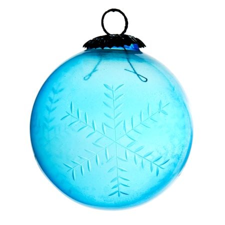 Turquoise Leaf Cut Christmas Hanging Online