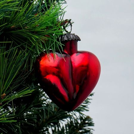 Red Heart Shape Christmas Hanging