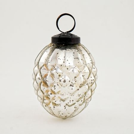 Silver Small Cut Christmas Hanging