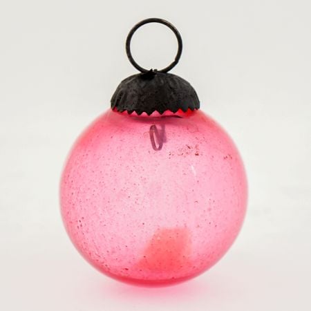 Pink Round Christmas Hanging