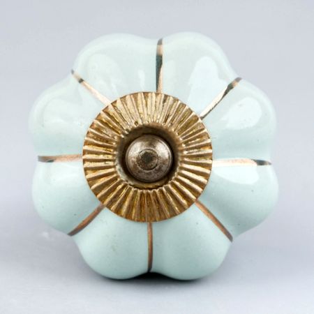 Sage Green Melon Knob (1)