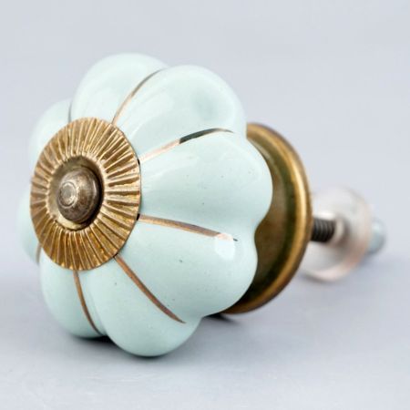 Sage Green Melon Knob (1)