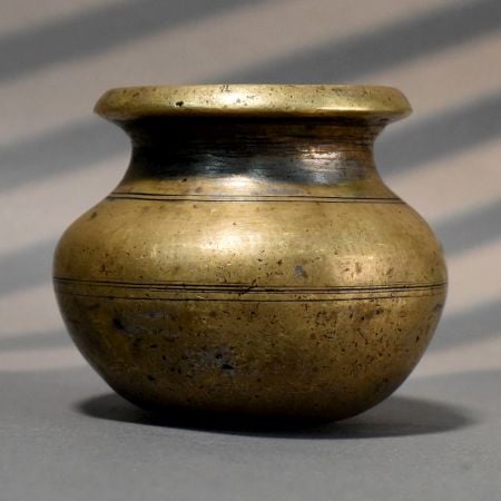 Handcrafted Brass Vintage Finish Sacred Ritual Kalash Pot