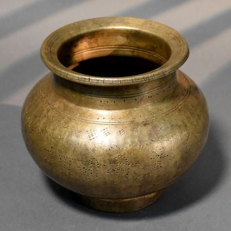 Handcrafted Brass Vintage Finish Traditional Pooja Kalash