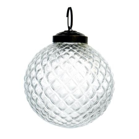 Clear Decorative Globe Glass Hanging Ornament