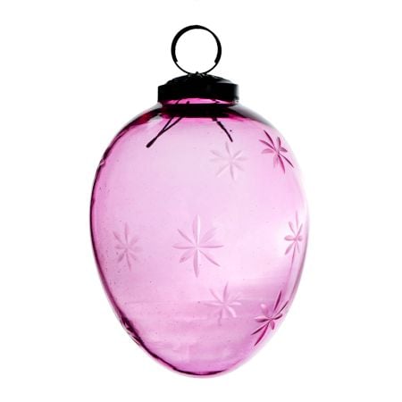 Queen Pink Avocado Star Cut Christmas Hanging