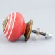 Red White Stripes Knob