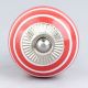 Red White Stripes Knob