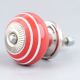 Red White Stripes Knob