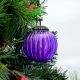 Purple Solid Melon Christmas Hanging