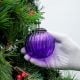 Purple Solid Melon Christmas Hanging