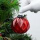 Red Solid Box Cut Christmas Hanging
