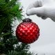 Red Solid Custard Apple Christmas Hanging