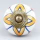 Amaryllis Mustard Flower Ceramic Cabinet Knob Online