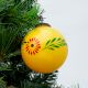 Yellow Round Flower Christmas Hanging