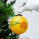 Yellow Round Flower Christmas Hanging