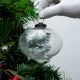 Clear Turnip Christmas Hanging