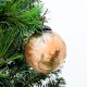 Brown Round Leaf Cut Christmas Hanging Online