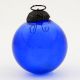 Navy Blue Round Christmas Hanging