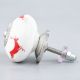 Red Running  Rein Deer Pattern Ceramic Cabinet Knob Online
