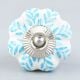Turquoise Leaf Medium Knob