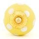Yellow Dotted Small Ceramic Cabinet Knobs