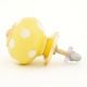 Yellow Dotted Small Ceramic Cabinet Knobs