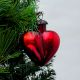 Red Heart Shape Christmas Hanging