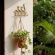 Vintage Brass Key Holder for 4 keys Wall Decor 3 Ducks Design