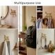 Brass Mother and Baby Geese Wall Hook Key Holder
