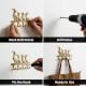 Brass Mother and Baby Geese Wall Hook Key Holder