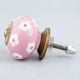 Pink Tiny Flower Knob