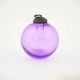 Purple Glass Round Christmas Ornaments