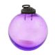 Purple Glass Round Christmas Ornaments