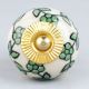 Pea Green Tiny Dresser Knob