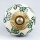Pea Green Tiny Dresser Knob