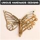 Brass Butterfly Swivel Tri Arm Hook
