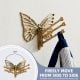 Brass Butterfly Swivel Tri Arm Hook