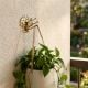 Brass Golden Decorative Tree Swivel Tri Arm Hook