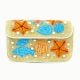 Luxury Colorful Beaded Shoulder Bag with Seashell & Starfish Design