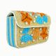 Luxury Colorful Beaded Shoulder Bag with Seashell & Starfish Design